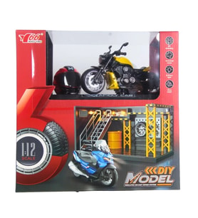 Nessiworld 1/12 Motosiklet Harley Wolverine PB 3R Sesli ve Işıklı