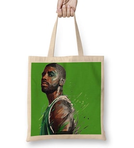 Kyrie Irving 004 Kyrie İrving Bez Çanta Uzun Saplı