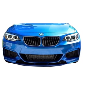 Bmw 2 Serisi F22 Uyumlu  M Performance Ön Tampon Flap + Lip (Plastik)