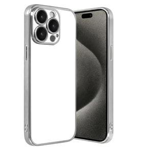 iPhone 15 Pro Max Razer Lensli Silikon - Gümüş