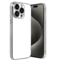 iPhone 15 Pro Max Razer Lensli Silikon - Gümüş