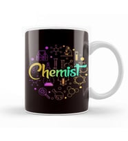 Chemist Scientist Laboratory Chemistry Science Pharmacist Kupa Bardak Porselen