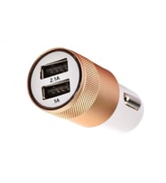 Çakmak Soketi Çift Usb'Li-Altın / Icca84-1 (Karışık)