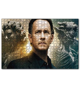 Cakapuzzle Tom Hanks Melekler Şeytanlar Film 120 Parça Puzzle Yapboz MDF (Ahşap)
