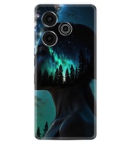 Pova 6 Pro (LI9) Kılıf Boutique Baskılı Resimli Woman in Tree Pcode -004