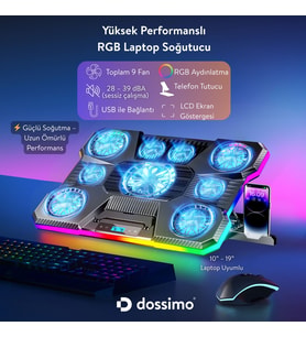 Dossimo Nitro S21 Notebook Soğutucu Stand