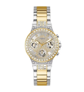 GUESS GUGW0320L7 ALTIN KAPLAMA TAŞLI KADIN KOL SAATİ