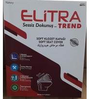 ELİTRA TREND YAVAŞ KAPANAN  KLOZET KAPAĞI ALTTAN SIKMA ( THERMOPLAST )