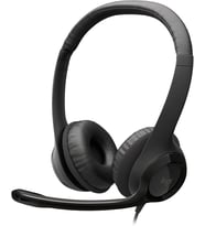 H390 Kablolu Kulak Üstü Mikrofonlu Kulaklık, Dijital Stereo Ses, Katlanabilir Gürültü Önleyici Mikrofon, Kablo Üzeri Denetimler, Siyah