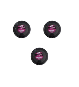Roll-Up Kullan At Renkli Siyah Parti Davet Plastik Tabak - 22 Cm. - 25 Adetlik 3 Paket