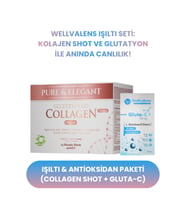 Collagen Shot + Gluta-C Set  5500 mg Kolajen, Glutatyon & Vitamin C ile Cilt Işıltısı, Antioksidan