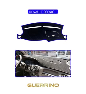 RENAULT SCENIC 1TORPİDO KORUMA HALISI MAVİ KENAR