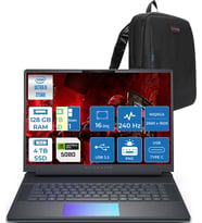Dell Alienware 16 Area-51 AA16250 Ultra 9 275HX DDR5 128GB 4TB SSD 16GB/RTX5080 175W 16inç WQXGA 240Hz 500Nits 3ms Windows11Pro Gaming Laptop AA1625080P55+ZettaÇanta