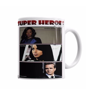 Super Herois - Direito Kupa Bardak Porselen
