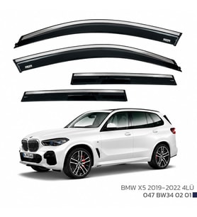 Bmw X5 Cam Rüzgarlığı Kromlu 2019-2022 Arası Uyumlu