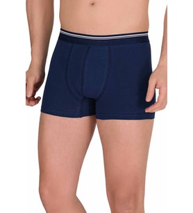 Likralı Erkek Büyük Beden Boxer Şort Lacivert 1097B