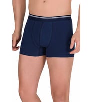 Likralı Erkek Büyük Beden Boxer Şort Lacivert 1097B