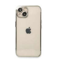 Iphone 13 Kılıf Razer Lensli Silikon - Gümüş