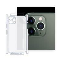 SChitec Apple iPhone 11 Pro Max Uyumlu Fullbody Arka Kaplama Hidrojel Koruyucu Film