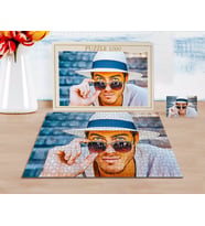 BK Gift Kişiye Özel Tam Boy Erkek Karikatürlü 1000 Parça Profesyonel Puzzle-1