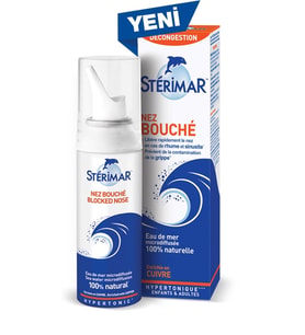 Sterimar Burun Spreyi Blocked Nose Hipertonik 100 ml
