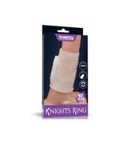 Vibrating Drip Knights Ring (White) Titreşimli Yüzük Penis Halkası