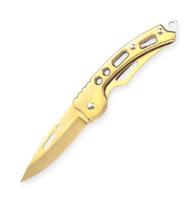 Katlanır Cep Çakısı - Kemer Klipsli - SDR-10A - Gold