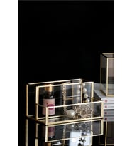 EsaDesign Cam Gold Kalemlik Makyaj Organizer ESA4001