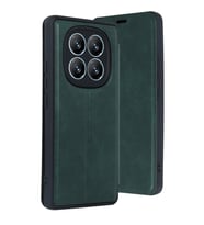 Xiaomi Redmi Note 14 Pro 5g Kılıf Flip Cover - Koyu Yeşil