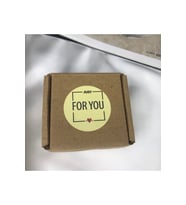 Just For You Etiketi Sarı Renkli Yuvarlak Mat Sticker Sadece Senin İçin Mini Kalp Sarı 4 Cm - 40 Adet