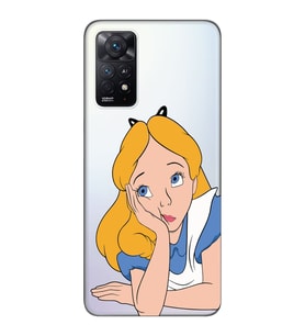 Redmi Note 12 Pro 4G Uyumlu Alice Tasarımlı Şeffaf Telefon Kılıfı