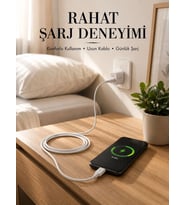 Usb-A To Type-C Şarj Kablosu 2 Metre Uzun Kablo