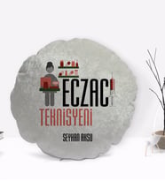 BK Gift Kişiye Özel İsimli Eczacı Teknisyeni Tasarımlı Dekoratif Kırlent Yastık-1