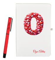 Kişiye Özel Sevgiliye Hediye Defter ve Kalem Hediye Seti