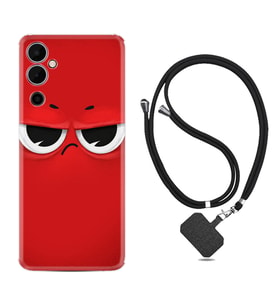 Tecno Pova Neo 2 Kılıf Resimli Boyun Askılı İpli Desenli Silikon Series Red 1829