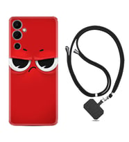 Tecno Pova Neo 2 Kılıf Resimli Boyun Askılı İpli Desenli Silikon Series Red 1829