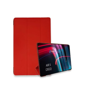 Newface Apple iPad Air 5 (2022) Kılıf Tablet Smart Kılıf - Kırmızı