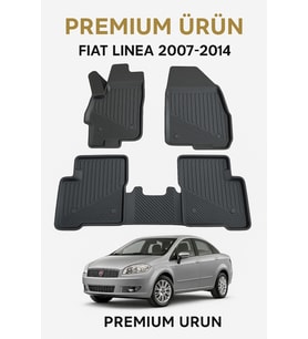 Fiat Linea 2007–2014 3D Havuzlu Oto Paspas Premium