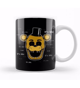 Five Nights At Freddy's It's Me Golden Freddy 02 Kupa Bardak Porselen