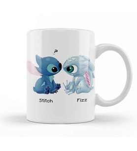 Gaming Fizz and Stitch What's Up Kupa Bardak Porselen