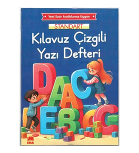 EMA STANDART KILAVUZ ÇİZGİLİ GÜZEL YAZI DEFTERİ A4 24 YP.