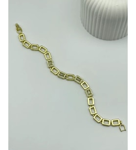 Xuping Ymz Gold Kare Taşlı Bileklik - 25-ymzb42