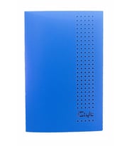 Kareli 100 Yaprak Plastik Kapak A4 Boy Defter (Mavi)