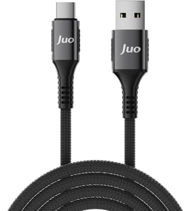 66W USB-A to Type-C Örgülü Hızlı Şarj ve Data Kablosu 1 Metre