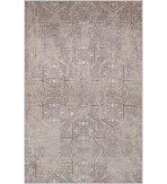 Eliana Home Baskılı, Yıkanabilir Kaymaz Taban Salon Halısı LNA1278 100x150 cm (Kahverengi)