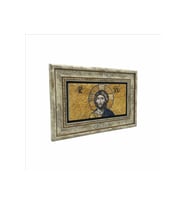 İsa Mozaiği Ayasofya Baskılı Taş Tablo 20x30