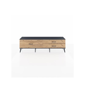 Arges TV Ünitesi 3 Çekmeceli  176x30x51 Aytaşı-Antrasit/Çam
