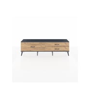 Arges TV Ünitesi 3 Çekmeceli  176x30x51 Aytaşı-Antrasit/Çam