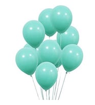 Mint Yeşili Balon  25 Adet ( Balonlar Sönüktür)