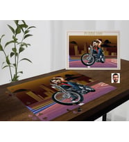BK Gift Kişiye Özel Motorcu Tasarımlı 1000 Parça Profesyonel Puzzle-4, 1000 Puzzle, Arkadaşa Hediye